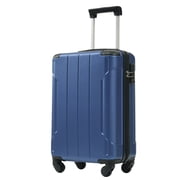 Carry on Luggage, Lightweight Durable ABS Suitcases with Double Wheels, Expandable 20-inch Checked Luggage 20"
