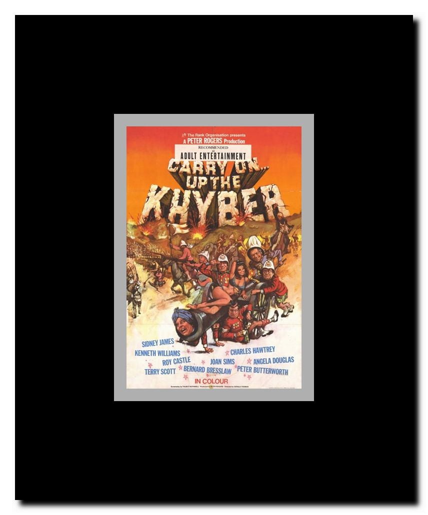 Carry on Up the Khyber Framed Movie Poster
