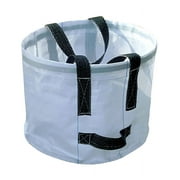 CarryAll Reusable Medium Tote Bag, Round Heavy Duty Collapsible Storage
