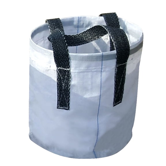 CarryAll Reusable Small Tote Bag, Round Heavy Duty Collapsible Storage
