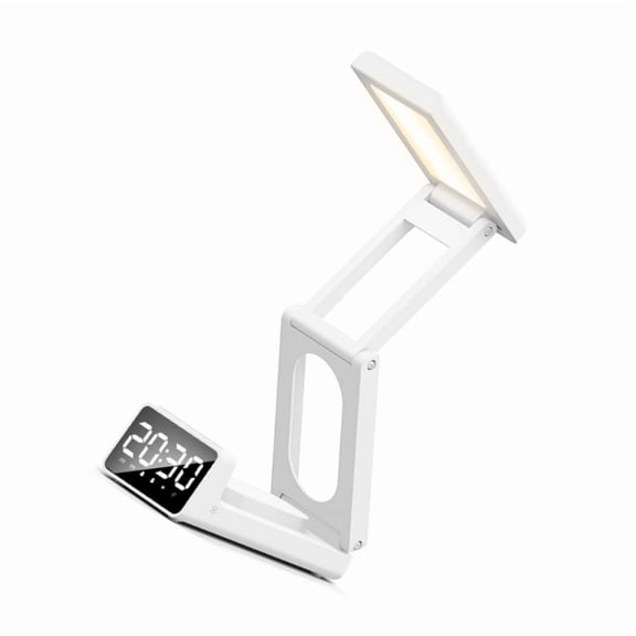 Carryable Folding Digital Clock With Soft Nightlight Quiet Mechanism User Friendly For Home Office