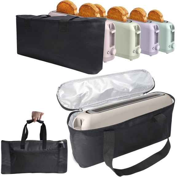 Carrying Bag for Bella 2 Slice Slim Toaster,1-Pack Portable Heat-Resistant  Bag for 2-Slice Toasters, Fits 35165-063A/35117/35164-063A/35163-063A, Storage-Friendly (Toaster Not Included)