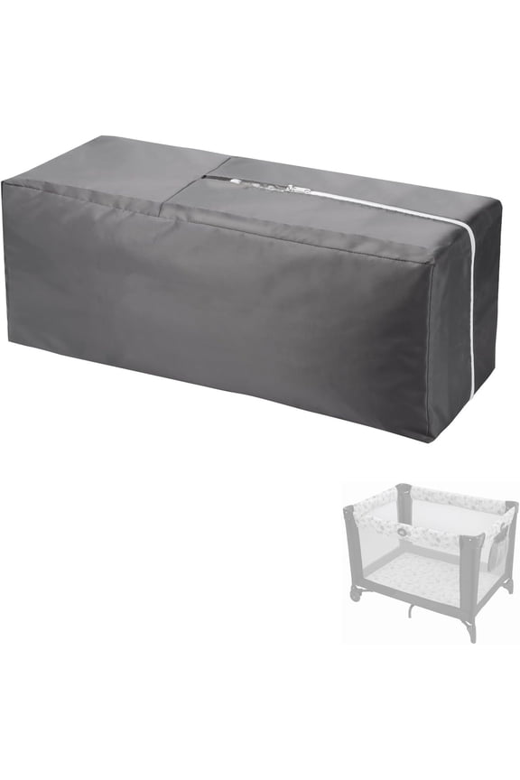 Carrying Bag Compatible with Graco Pack n Play - Travel Bag, Lightweight Playard Storage Duffle Bags with Zippers, Easy to Carry, Foldable Duffle Bags for Travel and Storage