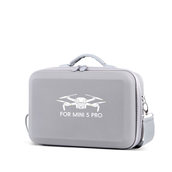 Carrying Bag Compatible for Mini 5 Pro, Drone Remote Control Storage Case Crossbody Shoulder Bag Pouch Portable Travel PU EVA Shell Case Protection(Case Only)
