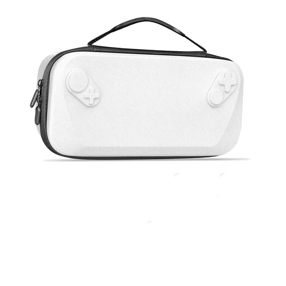 Carrying Case Bag Compatible for ROG XBOX Ally for Ally X, Travel Carry Storage Bag for Gaming Console EVA White Shell Box Protective Handheld Sleeve (Case Only)