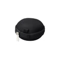 thumbnail image 1 of Carrying Case Black Hard Shell Zipper for Small Electronics Travel Use, 1 of 6