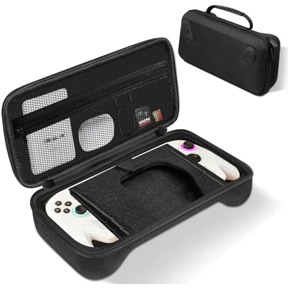Carrying Case Compatible with ASUS ROG Xbox Ally/Xbox Ally X 2025, Premium EVA Hard Shell Pouch with Mesh Pocket, Protective Portable Travel Storage Carry Bag for Console and Accessories