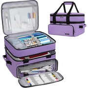 Carrying Case Compatible with Cricut EasyPress 2/Cricut EasyPress3 9x9,10x10,12x10,Double-Layer Heat Press Machine Storage Bag Fits for Htvront10x10,Tools and Accessories,Easy Press Mat