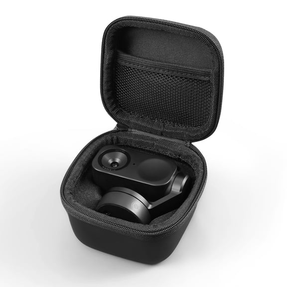 Carrying Case Compatible with Insta360 Link 2 Link 2C Link 2 Pro, EVA Hard Shell Storage Case for Webcam with Mesh Pocket