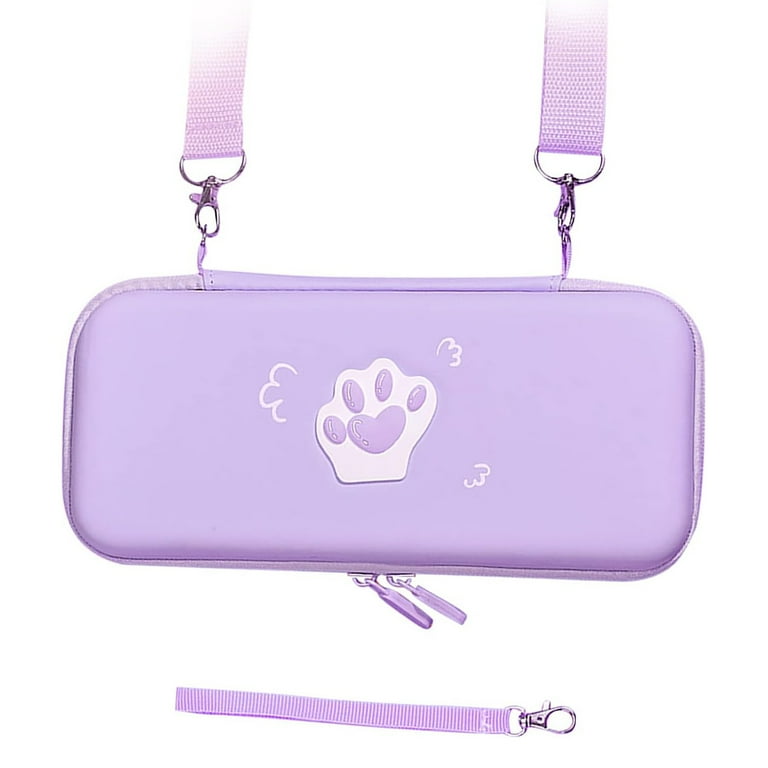 Carrying Case Compatible with Nintendo Switch Travel Bag, Cat Paw - Main Image
