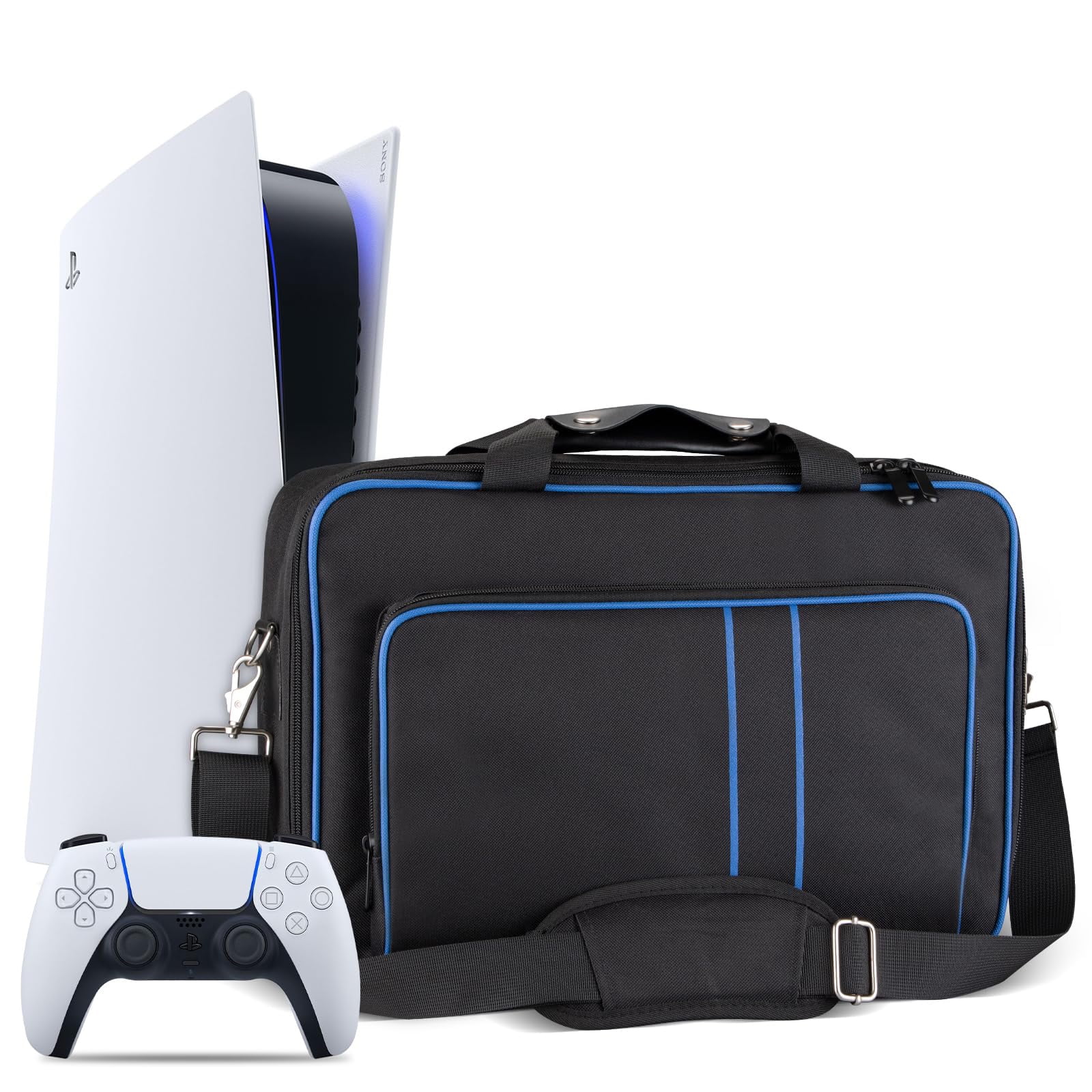 Carrying Case Compatible with PlayStation5 Console Travel Bag for