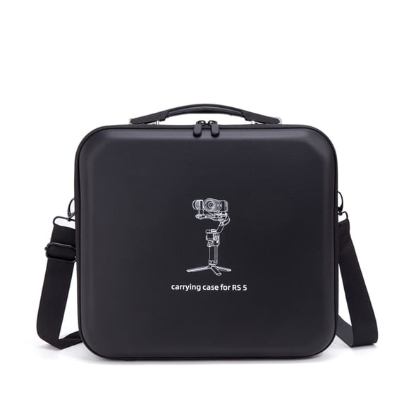 Carrying Case For DJI RS5, Portable PU Storage Shoulder Bag Hard Shell Large Capacity Travel Case for DJI RS5 Gimbal Stabilizer and Accessories