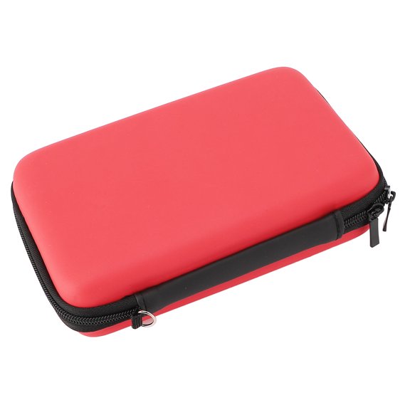 Carrying Case, Hard Shell Travel Protective Case with 8 Game Slot Inner Pocket for New 3DS XL, Super Edition, New 2DS XL, 3DS XL, GPD 5.5in Gamepad Tablet, Water PU, Large