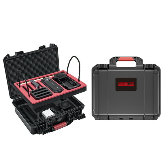 Carrying Case for Insta360 X4  Waterproof Anti-Pressure Hard Suitcase Bag with Dual-Layer Custom EVA Interior, IP67 Protection & Large-Capacity Storage