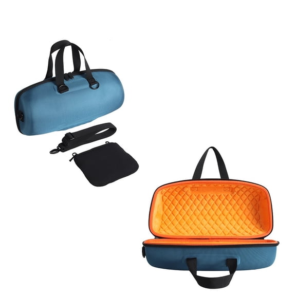 Carrying Case for JBL Xtreme 5 Speaker, Hard Shell Travel Storage Bag with Shoulder Strap and Small Cloth Pouch Shockproof Protective Pouch Speaker Accessories