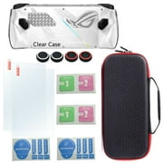 Carrying Case Kit for ASUS ROG Ally Accessories, Portable Hard Shell Carrying Case with TPU Protective Case and 7" Screen Protector for ROG Ally Gaming Handheld, Fit for Travel and Home Storage Bag