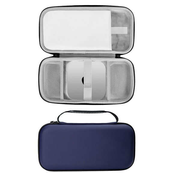 Carrying Case for Mac Mini M4 Pro/M4 2024, Portable Travel Storage Bag Hard Shell Protective Cover Case for Mini M4 Pro/M4 Desktop Computer, Keyboard, Mouse, Cable Organizer