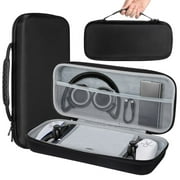 Carrying Case for PlayStation Portal Remote Player, Protective Hard Case with Accessories Mesh Pocket for PS5 Portal, Anti-scratch Soft Plush Lining, Portable Game Travel Handbag