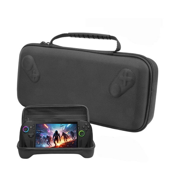 Carrying Case for ROG Xbox Ally / Ally X, Portable Travel Hard Shell Cover Case, Waterproof & Large Capacity, Protective Storage for Handheld Gaming Console & Accessories (Black 01)