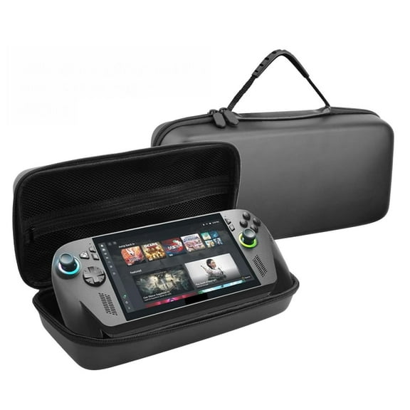 Carrying Case for ROG Xbox Ally/ROG Xbox Ally X, Waterproof PU Storage Bag Portable Travel Organizer EVA Shockproof Protective Cover Box Game Console Handbag Case