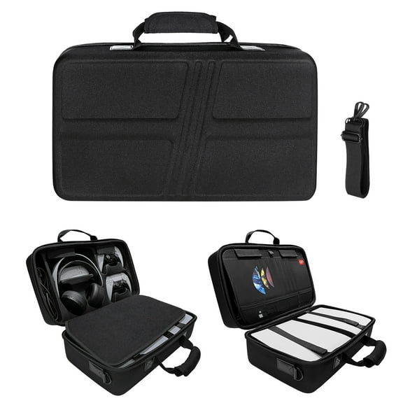 Carrying Case Shockproof Carrying Bag Portable Protective Travel Case Large Capacity For PS5 pro Shoulder Bag Console Controller Accessories