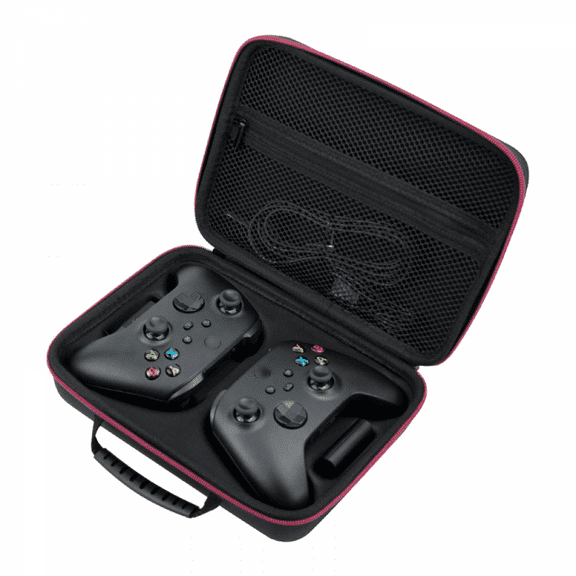 Carrying Case Storage Bag for Xbox Series S Game Controller, Dual Gamepad Storage Box Portable EVA Case-Black