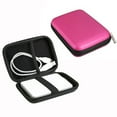 thumbnail image 1 of Carrying Case Storage Organizer Bag for External 2.5" Hard Drive, Portable Cover Pouch USB HDD Hard Disk Protective EVA Shockproof Travel Case for Western Digital WD Elements for Seagate, 1 of 8