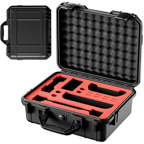 Carrying Case for Switch 2 2025, Large Capacity Travel Storage Pouch,Professional Deluxe Waterproof Travel bag Soft Lining Hard for Switch 2 Controller & Accessories (Black)