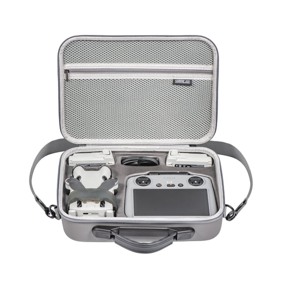 Carrying Case for DJI Mini 4 Pro and RC2 Controller, Waterproof Shockproof Hard Shell Travel Storage Bag with Adjustable Shoulder Strap