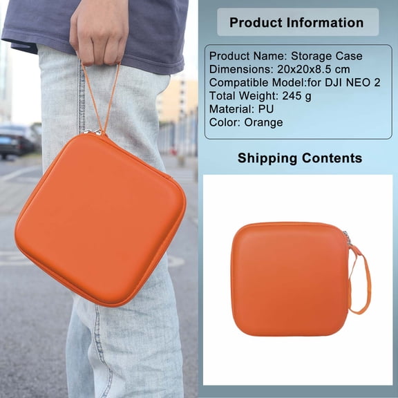 Carrying Case for DJI Neo 2, Porable Travel Eva Storage Bag Drone Accessories for DJI NEO 2