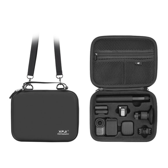 Carrying Case for DJI Osmo Nano, Portable PU Shoulder Carrying Travel Organizer Hard Shell Storage Box for Osmo Nano Camera