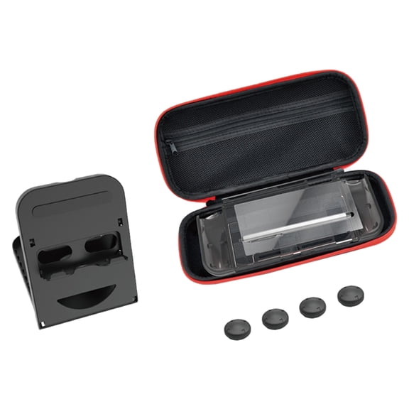 Carrying Case for Game Controller Portable Hard Shell Pouch Carrying Travel Game Bag with Screen Protector Bracket