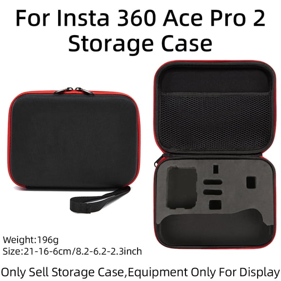 Carrying Case for Insta360 Ace Pro 2, Hard Shell Travel Storage Case Carrying Bag Large Capacity Camera Bag Clutch Bag Accessory Bag
