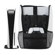 Carrying Case for PS5 Lightweight Console Travel Bag Backpack for PlayStation Console Controllers Special Storage for CD Cable or Other Accessories