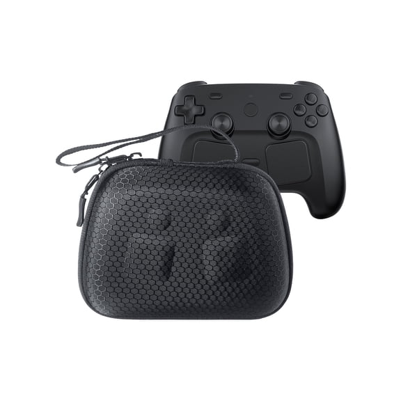 Carrying Case for Steam Controller 2 NS2 PRO/PS5/PS4, Portable Protective Storage Travel Bag with Zipper-Black