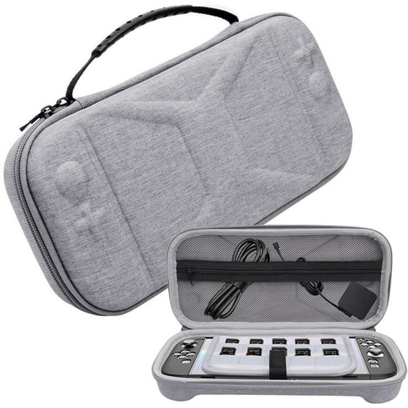 Carrying Case for Switch 2,Portable Travel Bag, EVA Hard Shell Large Capacity Storage Box Dustproof Anti-Spatter Shockproof Pressure Resistant (Gray)