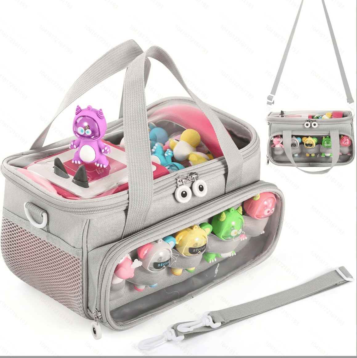 Carrying Case for Toniebox, Storage Carrier Bag for Tonie Characters with Shoulder Strap and Handle