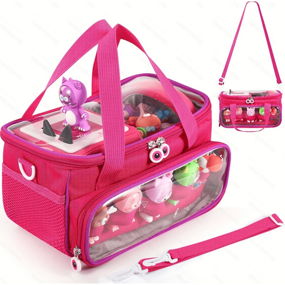Carrying Case for Toniebox, Storage Carrier Bag for Tonie Characters with Shoulder Strap and Handle