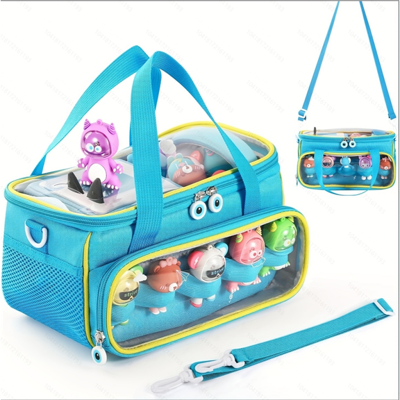 Carrying Case for Toniebox, Storage Carrier Bag for Tonie Characters with Shoulder Strap and Handle