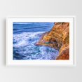 thumbnail image 1 of Carrying Our Boards - San Diego California Photography White Framed Wall Art Print 12 x 18 inches, 1 of 3