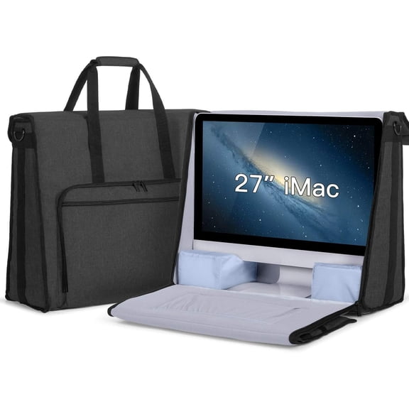 Carrying Tote Bag Compatible with Apple 27" iMac Desktop Computer, Travel Storage Bag for iMac 27-inch and Other Accessories