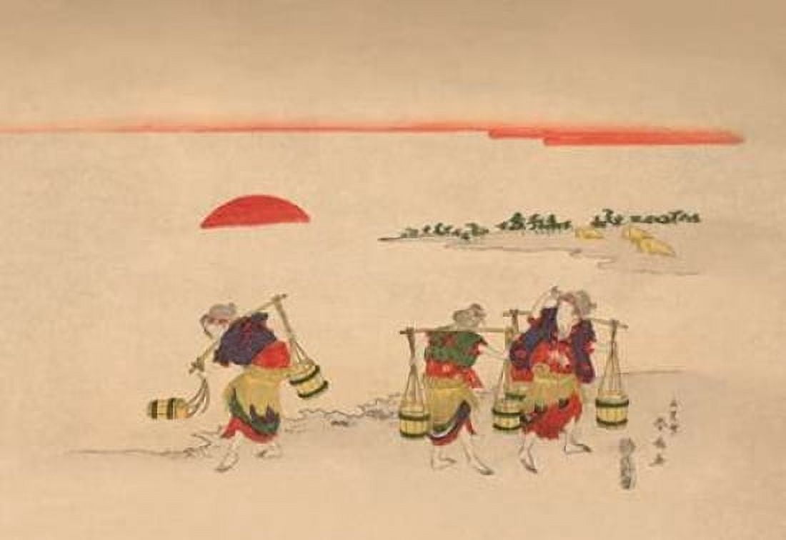 Carrying Water 1850 Canvas Art - Unknown (20 x 28)