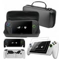 thumbnail image 1 of Carrying case 3 Set for ROG XBOX Ally X/ROG XBOX Ally,PU Waterproof Carrying case*1+Transparent silicone cover*1+Protective Film*2 (White), 1 of 11