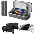 thumbnail image 1 of Carrying case 3 Set for ROG Xbox Ally X/ROG Xbox Ally, Carrying bag*1+Transparent Silicone Protective*1+Protective Film*2 (With black case), 1 of 9
