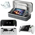 thumbnail image 1 of Carrying case 5 Set for ROG Xbox Ally X/ROG Xbox Ally,Carrying bag*1+Transparent silicone cover*1+ desktop stand*1+Protective Film*2. (White), 1 of 9
