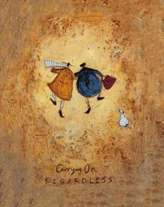 Carrying on Regardless Canvas Art - Sam Toft (24 x 30)