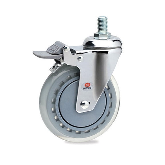 Carrymaster ACLU-100SSB Light-Duty Swivel Stem Brake Non-Leveling Caster