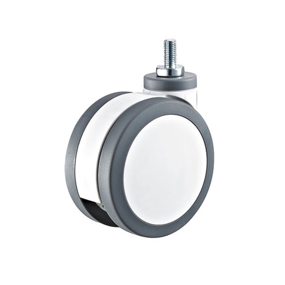Carrymaster ACMCT-102SS Light-Duty Swivel Stem Medical Plastic Caster