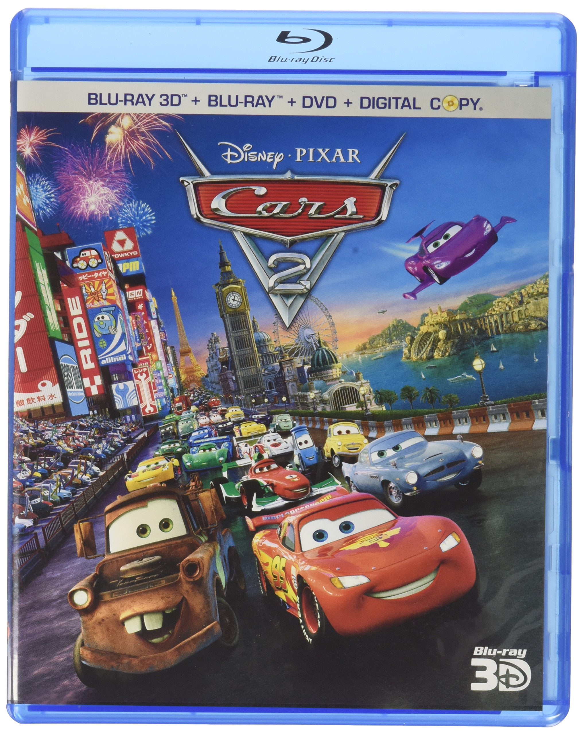 BUENA VISTA HOME ENTERTAINMENT Cars 2 (3D, Blu-ray, DVD, Digital Copy) (Special Edition) [2011]