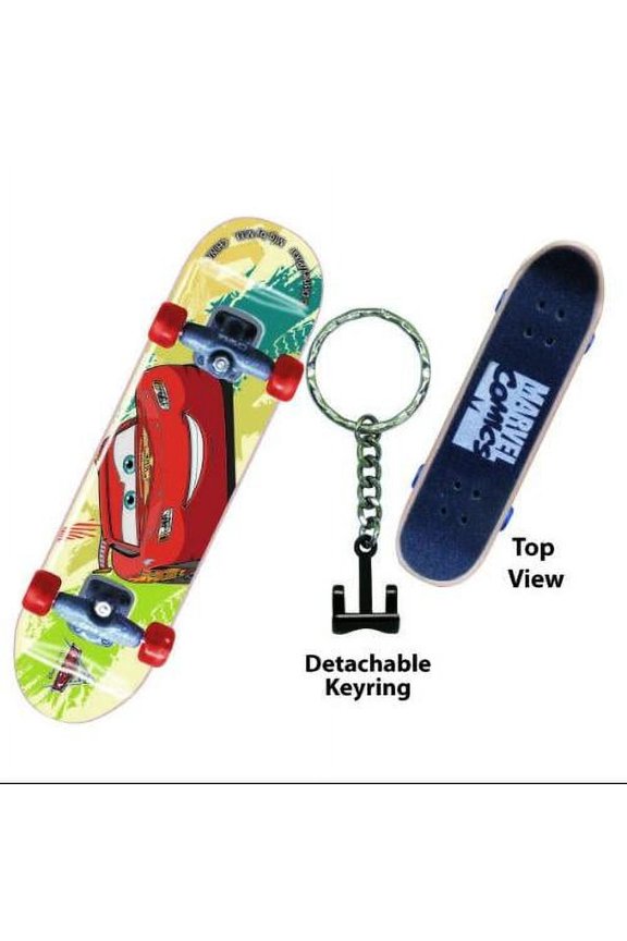 Cars 2 Mcqueen Skateboard Key Ring